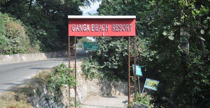 Ganga Beach Resort Rishīkesh Eksteriør bilde