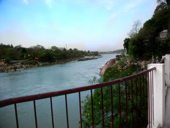 Ganga Beach Resort Rishīkesh Eksteriør bilde