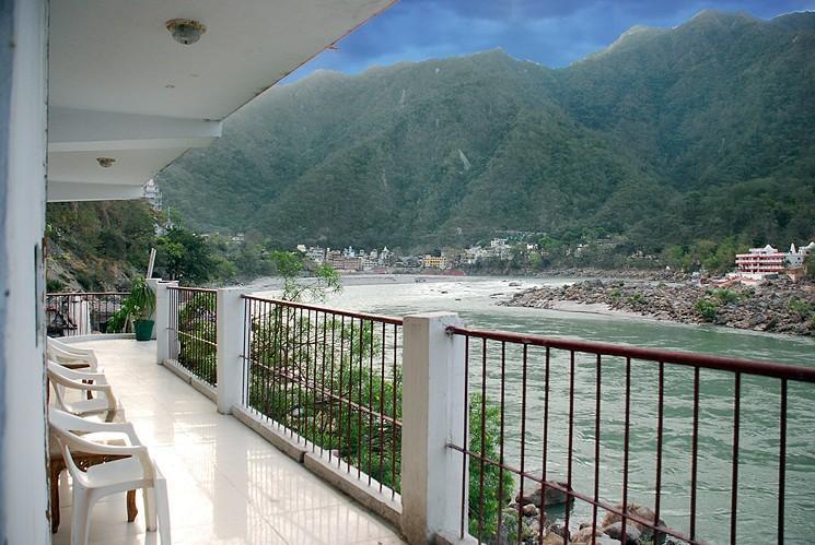 Ganga Beach Resort Rishīkesh Eksteriør bilde