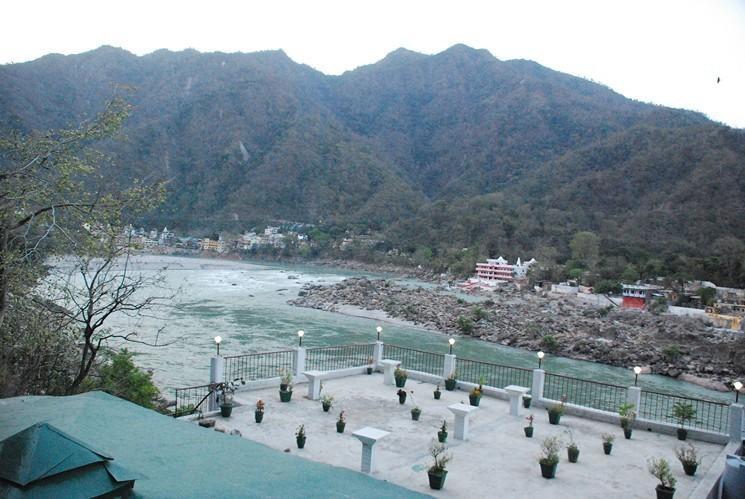 Ganga Beach Resort Rishīkesh Eksteriør bilde