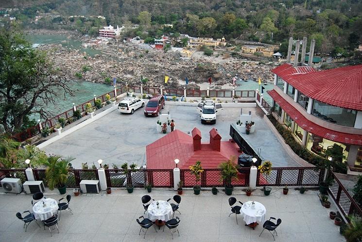 Ganga Beach Resort Rishīkesh Eksteriør bilde